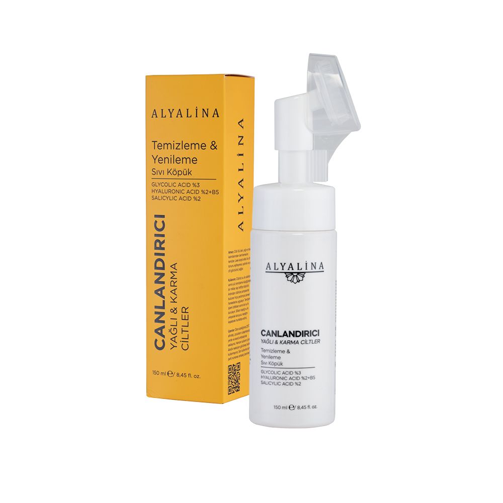 JIVnx6ehHiGWB4hv.jpg Yüz Temizleme Köpüğü Canlandırıcı 150 ml - Görsel 1