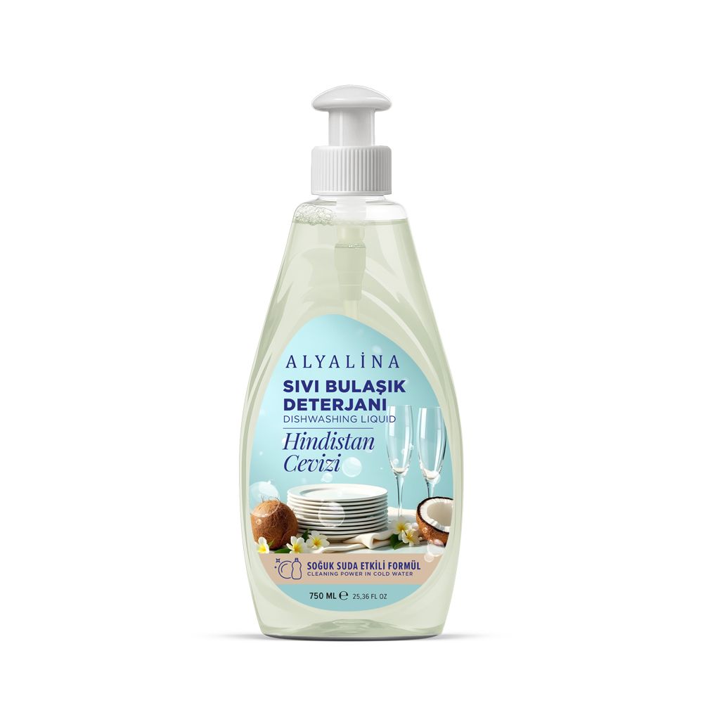 KlVPfELeXprzlTNn.jpg El Bulaşık Deterjanı Hindistan Cevizi 750 Ml - Görsel 1