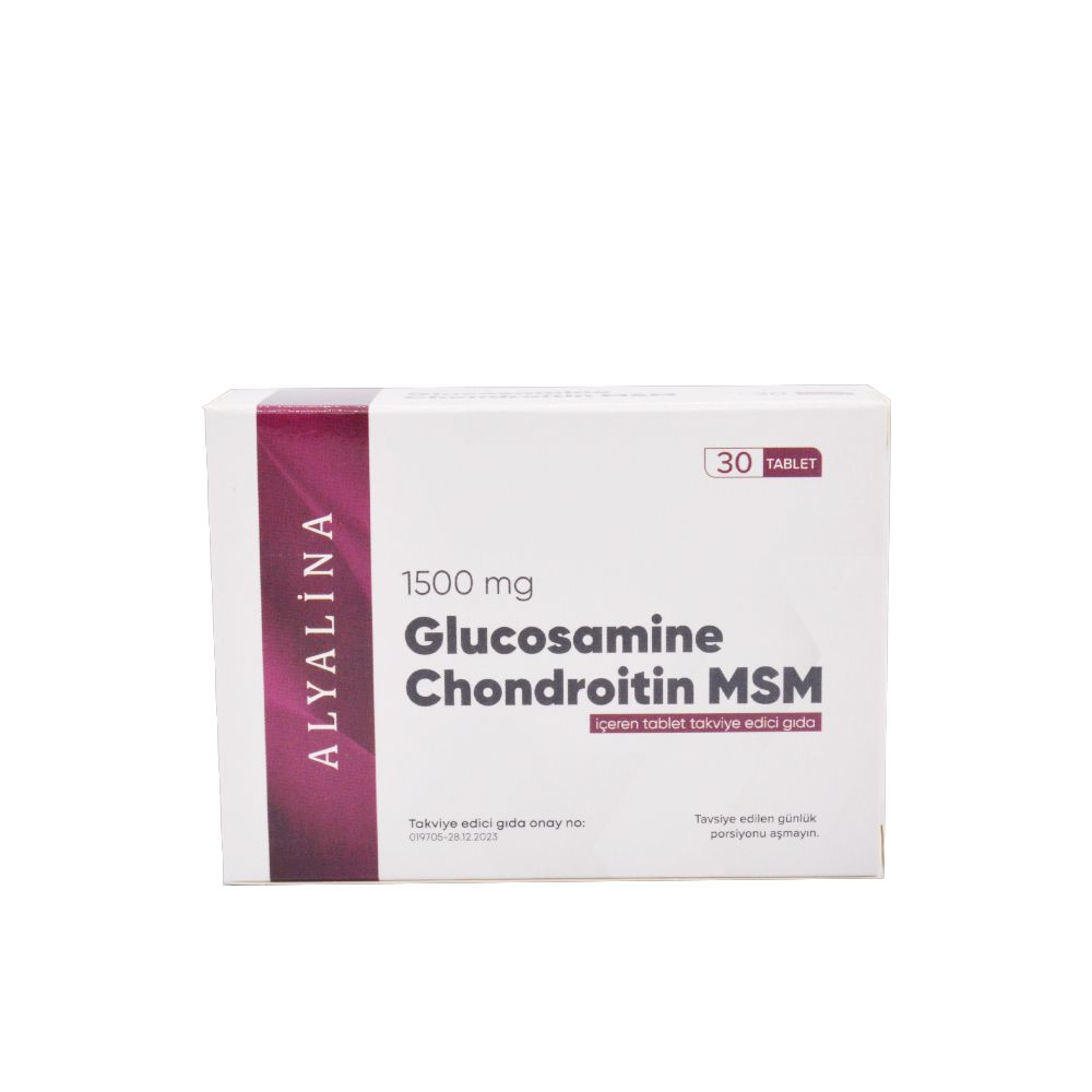 gLW0Zhaz0j70TNGP.jpg Glucosamine Chondroitin MSM Tablet 30 adet - Görsel 1