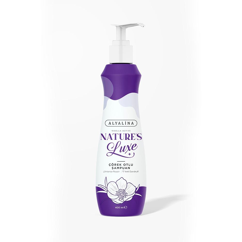 joJ1L7u8K4WCLXf6.jpg Natures Luxe Çörek Otlu Şampuan 400ml - Görsel 1